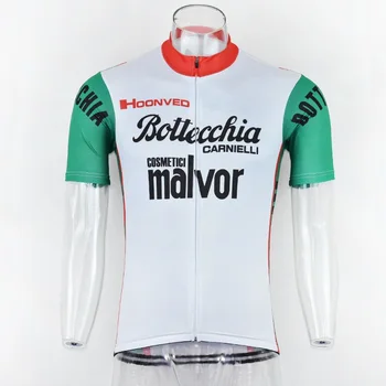 Klasikinis retro pro komandos kvėpuojantis dviračių džersis kalnų lenktynių Kelių dviračių sporto drabužių, karšta trumpomis rankovėmis Drabužius Maillot Ciclismo