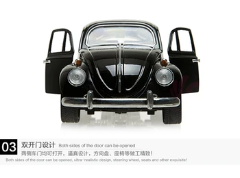 Klasikinių automobilių 1:18 lydinio automobilių beetle lieti automobilio modelį lydinio automobilį vaikų žaislus, namų apstatymo / modelio automobiliai vaikams/