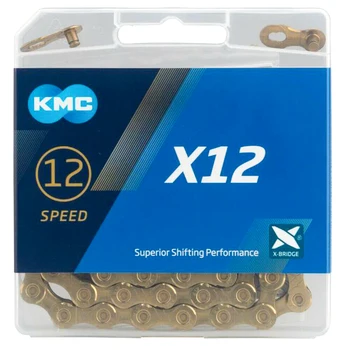 KMC X12 Aukso Ti-N 12-Greitis Road / MTB Dviračių Grandinės 126L tinka SRAM GX NX Erelis 12 Greičio