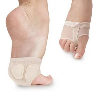 KNCOKAR 1Pair Profesionalių Baleto Šokių Dėvėti Rankovių Kojos Pirštas Trinkelėmis Praktikos priekinių kulniukų Slydimo Resistan Trinkelėmis Pėdų Apsauga