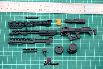 KNL HOBIS Action Figure 12 colių lėlės 1/6 karius, ginklus, ginklą, pelėsių 4D Avataras machine gun black MG62 sumontuoti plastikiniai modelis