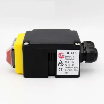KOA8 230V 16(8)Vandeniui IP54 Elektromagnetinių Jungiklių, kurių Elektros energija Nutraukimo ir Pagal Įtampos Apsaugos