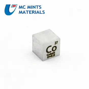 Kobalto Kubo Elementas Co Metalo Surinkimo Pomėgiai Lab Mokslo Eksperimentas Periodinės Lentelės Didelio Grynumo Distiliuojant 10x10x10mm