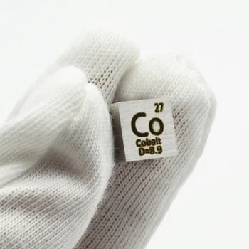 Kobalto Kubo Elementas Co Metalo Surinkimo Pomėgiai Lab Mokslo Eksperimentas Periodinės Lentelės Didelio Grynumo Distiliuojant 10x10x10mm