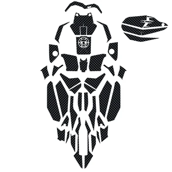 Kodaskin 2D Anglies Pluošto Lauktuvės Emblema, Lipdukas, Decal Motociklo, Kūnas Visiškai Rinkiniai Dekoro Lipduko Reikmenys C400X C 400 X