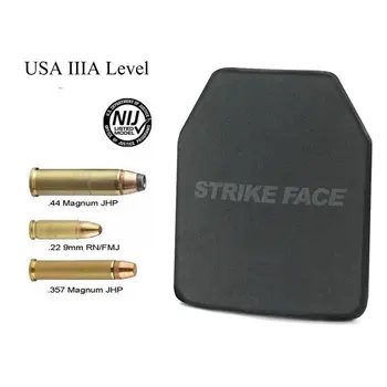 Kokybės GA2 3 lygis JAV IIIA lygio grynas PE ultralight vieno-lenktas bulletproof taktinė liemenė įmontuotą krūtinės Plokštė Strike Veido