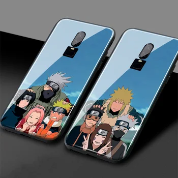 Komanda 7 Boruto Naruto anime Sasuke Kakashi Obito Minato Už OnePlus 6 6T 7 7T Pro Minkšto silikono stiklo telefonas padengti shell