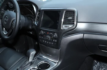 Konsolės Navigacijos GPS Skydelio Apdailos Dangtelio Lipdukas, skirtas Jeep Grand Cherokee 2019 2020 2021 Automobilių Reikmenys ABS Anglies Pluošto
