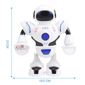Kosmoso Apakinti Muzikos Robotas Blizga Švietimo Žaislai, Elektroniniai Pėsčiomis Šokių Smart Vietos Robotas Vaikų Muzikos Robotas Žaislai, Kalėdų Dovanos