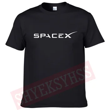 Kosmoso X Marškinėliai vyriški Tesla Tees Atsitiktinis Viršų Dizainas Užima Mars Modalinis Spausdinti MARŠKINĖLIAI Spacex Grafinis Gitara Tees Vyrai