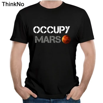 Kosmoso X T shirt Tesla Tees Atsitiktinis Viršų dizainas Popualr Užimti Mars Medvilnės MARŠKINĖLIAI