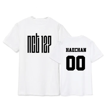 Kpop NCT 127 NCT127 DEŠIMT Albumo Marškinėliai K-POP Atsitiktinis Medvilnės Drabužius Marškinėlius Marškinėliai trumpomis Rankovėmis Viršūnes T-shirt DX388