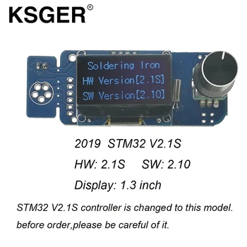 KSGER V2.1S Elektriniai lituokliai T12 STM32 OLED 1.3 Dydis, Ekrano Valdiklis, 9501 Litavimo Rankena 