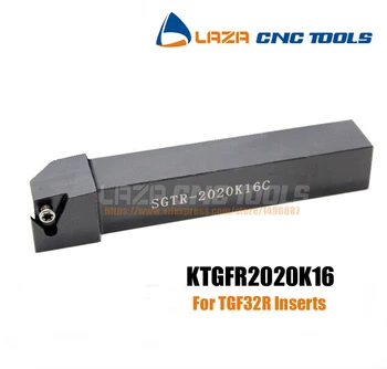 KTGFR KTGFL 2020 K16 Vidaus Griovelį įrankių Laikiklis,20*20mm CNC Pjovimo įrankiai,Pjovimo CNC Tekinimo Įrankis TGF32R TFG32L Įterpti