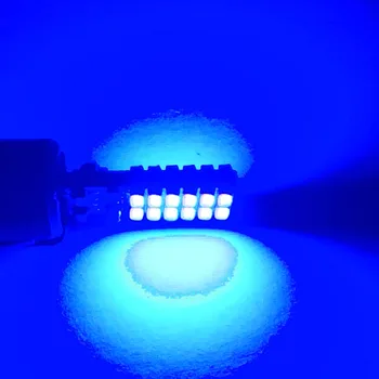 KTSCAR 10vnt Ne poliškumas T10 Canbus LED lemputes, su 4014SMD 24 led Šviesos 194 168 W5W LED LEMPA balta raudona mėlyna NĖRA OBC KLAIDŲ