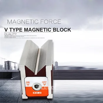 KV-2 Magnetinis pagrindas V formos Magnetiniai Sėdynės Magnetinio Blokuoti Tikslumo Perjungtuvo Tipas Lentelėje Magnetinio V Blokas Stiprus Magnetas Fiksažų 12KA