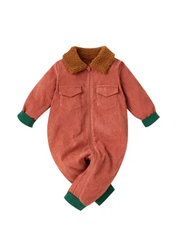 Kūdikiams, kūdikių mergaitės berniukai ilgomis rankovėmis kratinys gobtuvu outwear rompers rudenį newbronn vaikai jumpsuits bamblys kombinezonai 0-24M