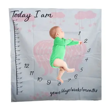 Kūdikiui Baby Nuotrauka Antklodė Fotografijos Prop Fone Audinio Kalendorius Naujagimių Berniukų, Mergaičių Nuotraukas Priedai