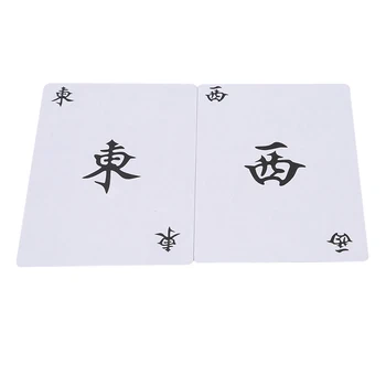 Kūdikių Aritmetinis Žaislas Popieriaus Mahjong Kortų Rinkinys Su Kauliukus Kinijos Tradicinis Klasikinis Kortų Žaidimai