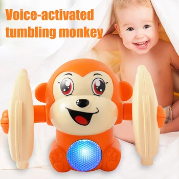Kūdikių Balso Kontrolės Geležinkelių Mažylei Žaislas Vaikščioti, Dainuoti Smegenų Žaidimas Nuskaitymo Elektriniai Žaislai