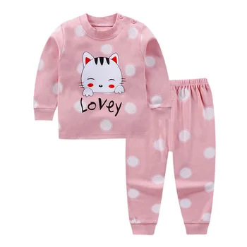 Kūdikių, mergaičių drabužiai nustatyti naujus stiliaus Medvilnės Kūdikių berniukų Drabužiai Naujagimiui Drabužius 2VNT Unisex Kūdikių pižama Vaikams Drabužių Rinkiniai
