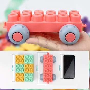 Kūdikių Suvokti Žaislas Blokai minkštos gumos Vonios Žaislų bitė aukštos temperatūros virinto gutta minkštas Anksti Švietimo žaislas