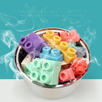 Kūdikių Suvokti Žaislas Blokai minkštos gumos Vonios Žaislų bitė aukštos temperatūros virinto gutta minkštas Anksti Švietimo žaislas
