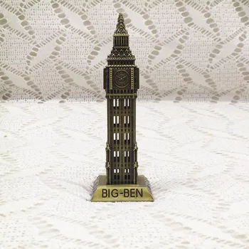 Kūrybingi Gimtadienio Dovanos Metalo Amatų Turizmo Miestas Suvenyrai Pastato Architektūros Modelis, Namų Puošybai MINI Londono Big Benas