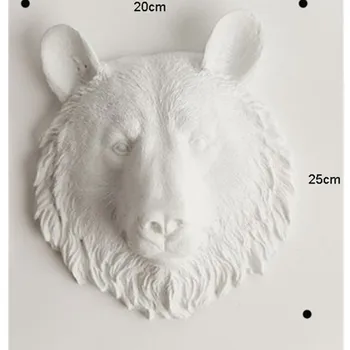Kūrybinės Europos Retro Padengia Galvos Modeliavimas Gyvūnų Sienų Apdailai Studijų Kambarį Baras Sienos Kabo Dekoro M1853