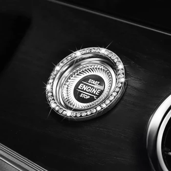 Laikrodis Žiedo Sėdynė Koreguoti Mygtukas Dangtelis Oro Angos Dangtelio Apdaila Deimantų Salono Automobilių Optikos Reikmenys Mercedes-Benz E Klasė