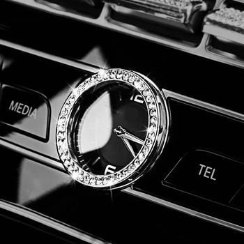 Laikrodis Žiedo Sėdynė Koreguoti Mygtukas Dangtelis Oro Angos Dangtelio Apdaila Deimantų Salono Automobilių Optikos Reikmenys Mercedes-Benz E Klasė