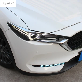 Lapetus Priedai Tinka Mazda CX-5 CX5 2017 - 2020 m. Priekiniai Žibintai priekinių Žibintų Lempos Vokų Antakių Liejimo Padengti Rinkinys Apdaila