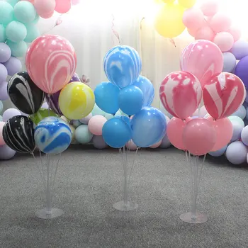 Lateksiniai balionai Stulpelyje Bazė Ballon Stick Gimtadienio dekoracijas, Vestuvių Dekoracijas Šalies Reikmenys Stalo Dekoro Balionas Priedai