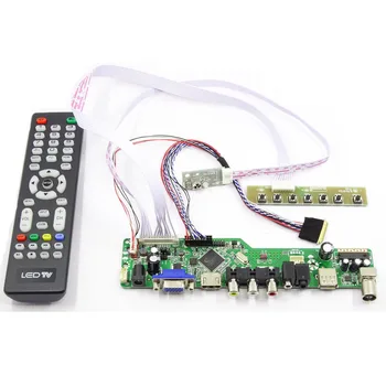 Latumab Naujas Rinkinys LTN173KT02 TV+HDMI+VGA+USB LCD LED ekrano Valdiklio Tvarkyklę Valdyba