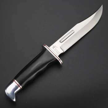 Lauko medžioklės trumpas peilis aukšto kietumo karinis peilis kempingas, kempingas išgyvenimo peilis savigynai tiesus peilis fiksuotas peilis