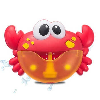 Lauko Pučia Burbulą Varlė&Krabų Kūdikių Vonios Žaislas Burbulas Maker Maudytis Vonioje Muilo Mašina Žaislas Vaikams Su Muzika Vandens Žaislas