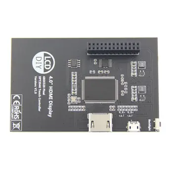 LCD modulis 4.0 colių Pi 4.0 colių TFT Varžinio Jutiklinis Ekranas 4.0 colių LCD shield modulis HDMI sąsaja, Aviečių pi