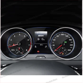 LCD TPU automobilio prietaisų skydelio ekrano apsauginės plėvelės volkswagen tiguan vw sharan vabalas jetta mk6 sagitar Atlas Teramont