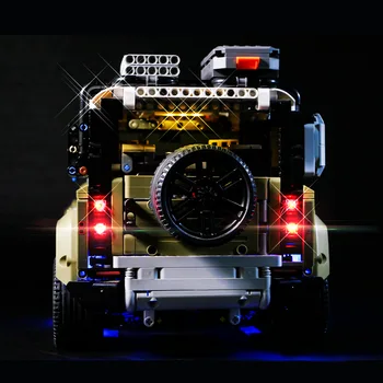 LED Apšvietimo Komplektas lego 42110 Land Rover Defender (LED Įtraukti Tik, Ne Rinkinyje)Vaikų Švietimo Žaislas vaikams dovanos