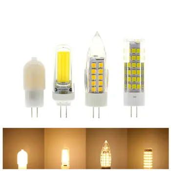 LED Lemputė Lemputė G4 AC 220V COB 3W Mini LED Lempos, Lemputės Balta / Šiltai Balta Pakeisti Halogeninės Lempos, Prožektoriai, Krištolo Sietynas