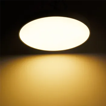 LED Lubų Šviesos Ultra-plonas 5CM LED Šiuolaikinės Paprasta Lempa Rožinė Geltona Žalia Apvalios Gyvenimo Kambario, Miegamasis Fojė, Valgomasis