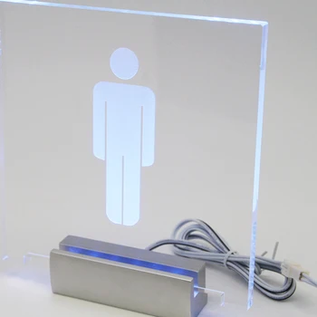 LED Sienos Lempos Akrilo Stiklo Skydelis Pagalbiniai apšvietimo Atramos Varžtas Standoffs Užtrauktuku Ženklų billboard Simbolis Doorplate Greitai