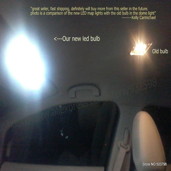 Led vidaus apšvietimas Kia sorento 2011-2013 m. 8pc Led Žibintai, Automobilių apšvietimo komplektas, automobilių lemputės Canbus automobilio stiliaus