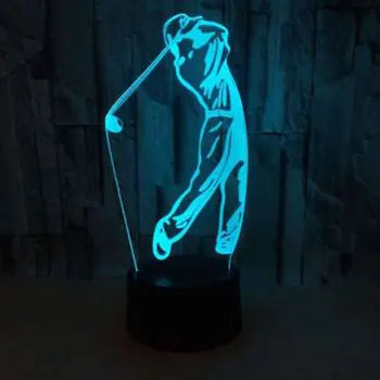 Ledo ritulio tema 3D LED Lempos naktį šviesos 7 Spalvų Keitimas Palieskite Nuotaika Lempos Kalėdinių Dropshippping