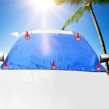 LEEPEE Automobilių Magnetinio skėtį nuo saulės Padengti Automobilio Priekinis Stiklas Padengti Vandeniui Raštas Padengti Automobilio priekinio Stiklo, Sniego, Saulės Pavėsyje