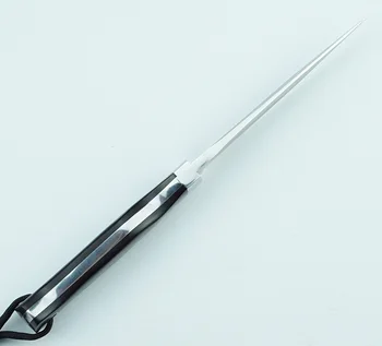 LEMIFSHE fiksuotu peilis 440C plieno ebony rankena lauko medžioklės išgyvenimo kišenėje virtuvės įrankis kempingas EDC įrankis