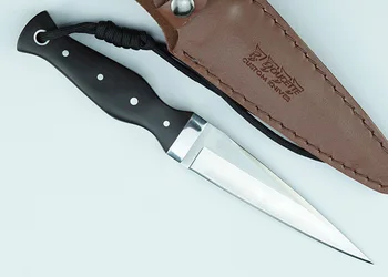 LEMIFSHE fiksuotu peilis 440C plieno ebony rankena lauko medžioklės išgyvenimo kišenėje virtuvės įrankis kempingas EDC įrankis