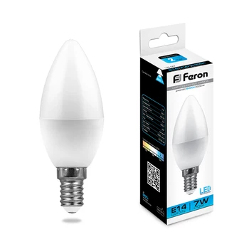 Lempa led Feron C37 žvakė 5W E14 9W 7W 11W 2700K 4000K 6400k