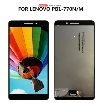 Lenovo Phab Plius PB1-770N PB1-770M PB1-770 LCD Ekranas skaitmeninis keitiklis Touch Panel Stiklo Surinkimo Pakeitimo