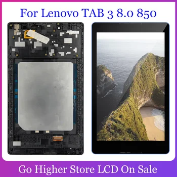 Lenovo TAB3 8.0 850 850F 850M TB3-850 TB3-850M TB-850M Tab3-85 LCD Ekranas Jutiklinis Ekranas skaitmeninis keitiklis Asamblėja